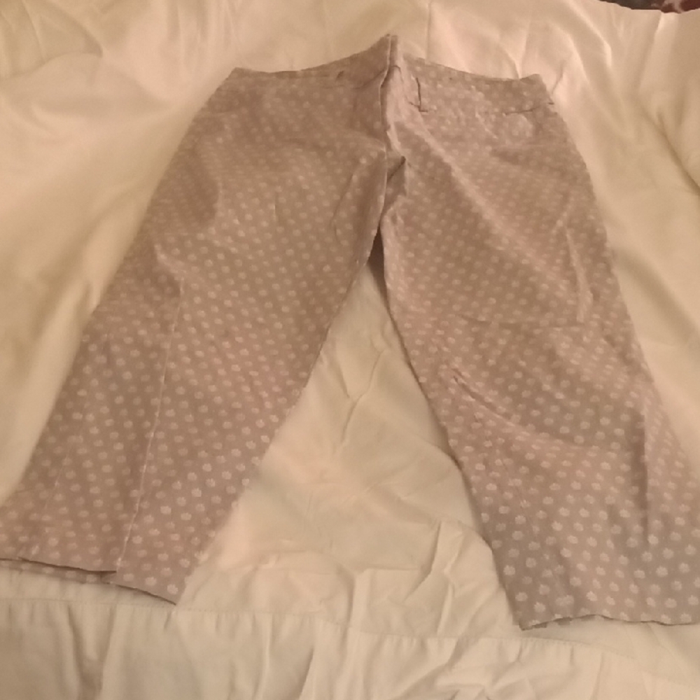 Polka Dot Wide-Leg Pants